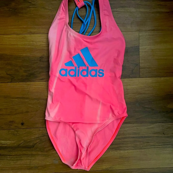 Adidas crisscross back swimsuit